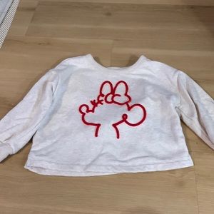 Gap girls Minnie Mouse sweatshirt